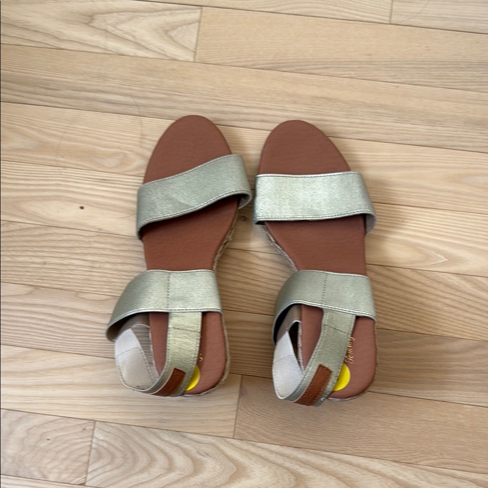 Stylish Women's Sandals in Silver and Brown